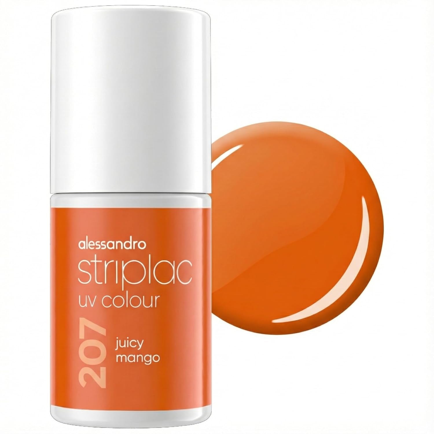 UV nail polish alessandro Striplac Coral Sunshine – Delicate and long-lasting – Easy removal thanks to the removal technology – Vegan and cruelty-free – 8 ml