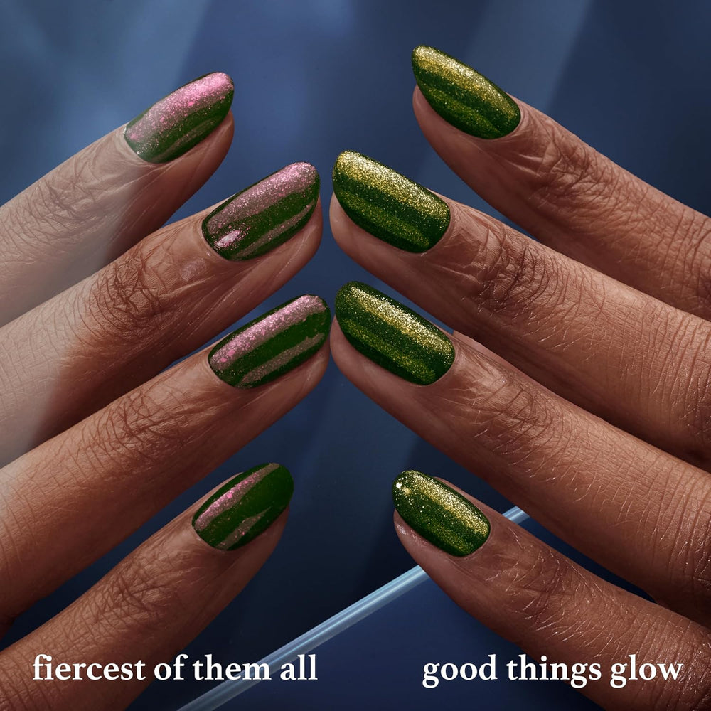 essie Nagellack – No. 1004 seize the crown, Grün, professionelle Maniküre in der limitierten Schneewittchen-Edition, farbintensive, 13.5 ml