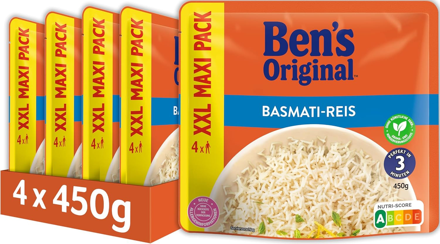 BEN'S ORIGINAL™ Express Basmati Rice 6 x 220g