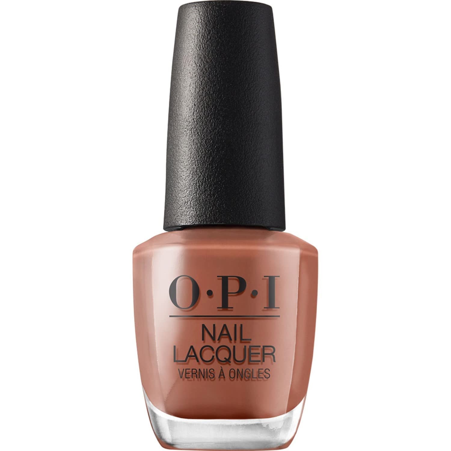 Lac de unghii OPI Nail Lacquer în nuanțe de negru și maro – Oja cu uscare rapidă, rezistentă la ciobire și de lungă durată – durează până la 7 zile – cu pensulă ProWide extra-lată