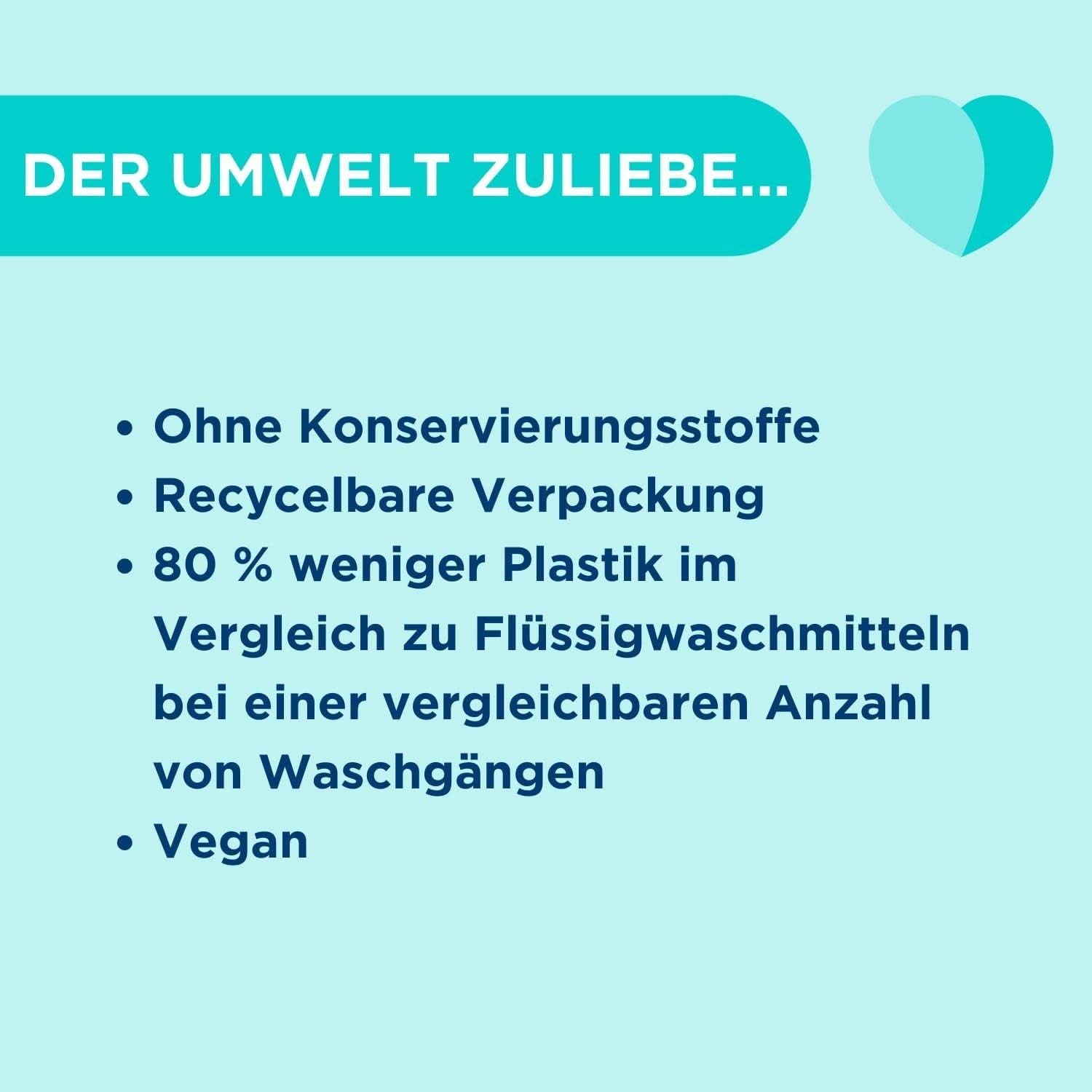 Detergent sheets Dr Beckmann MAGIC LEAVES COLOR | Pre-dosed and water-soluble wash sheets | Space saving and easy to use | 25 sheets Naty Shop Laundry Detergents