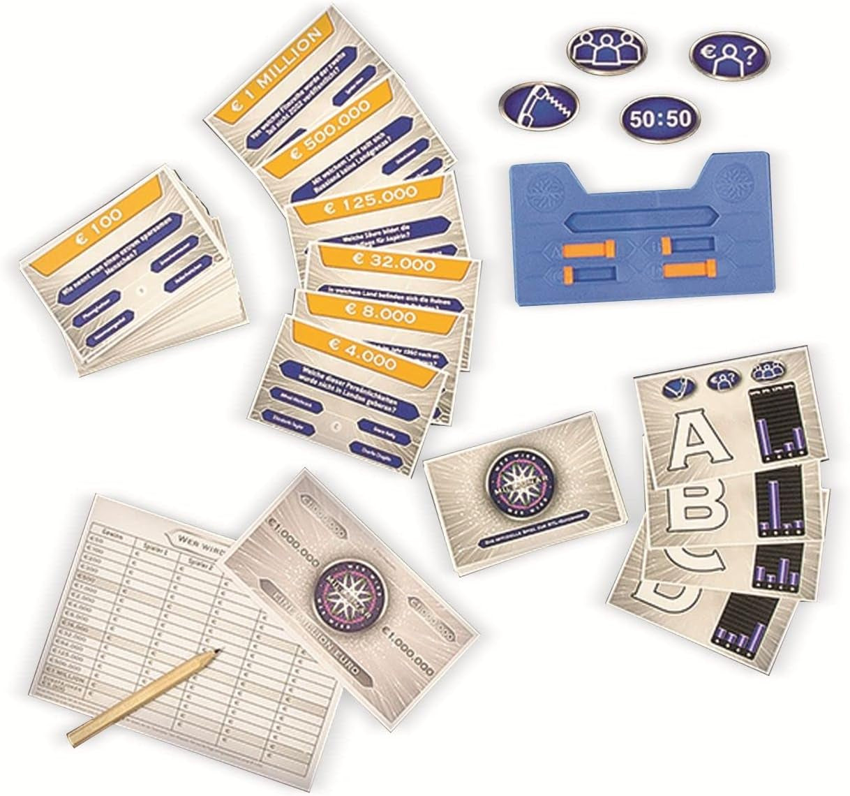 Jumbo Games 19736 Games - Who Wants To Be A Millionaire - 20th Anniversary - Board Game - Ages 12+