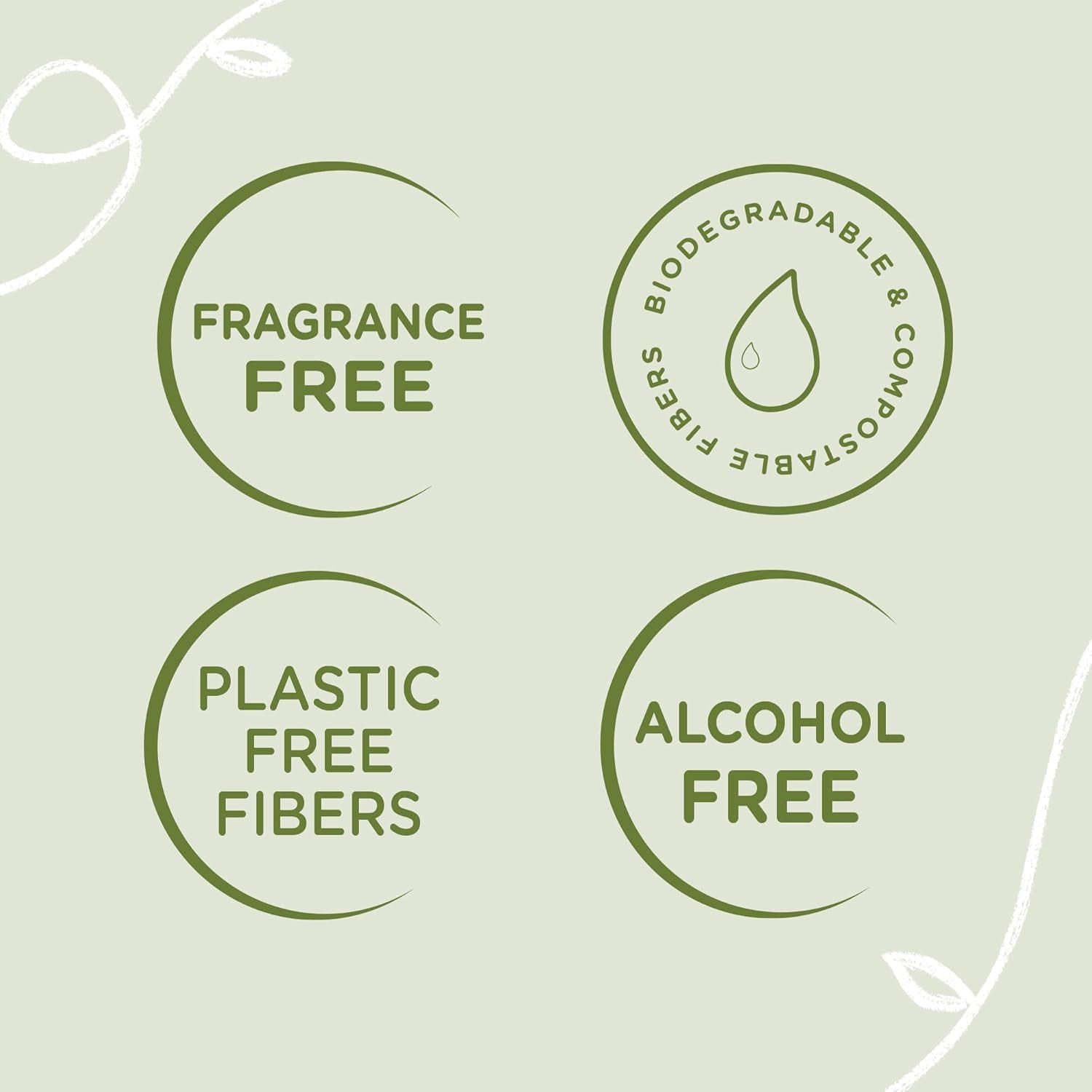 Lingette Coton À L'Eau 60 pcs