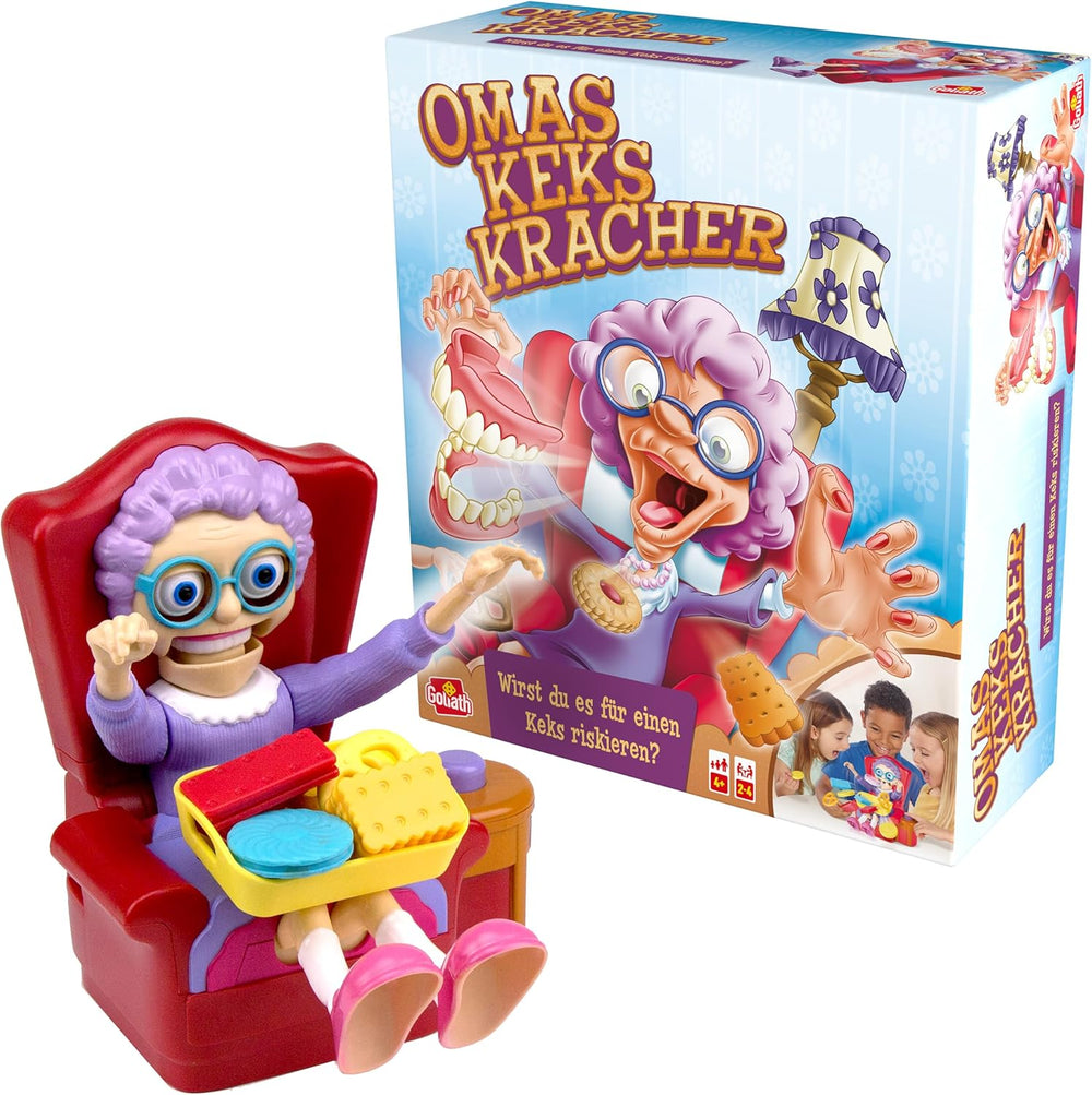 Grandma Goliath's Biscuits - Fun Party Game for Ages 4 and Up, Exciting Reaction Game for the Whole Family, Birthday Gift Idea, Board Games for 2 to 4 Players - 15 min