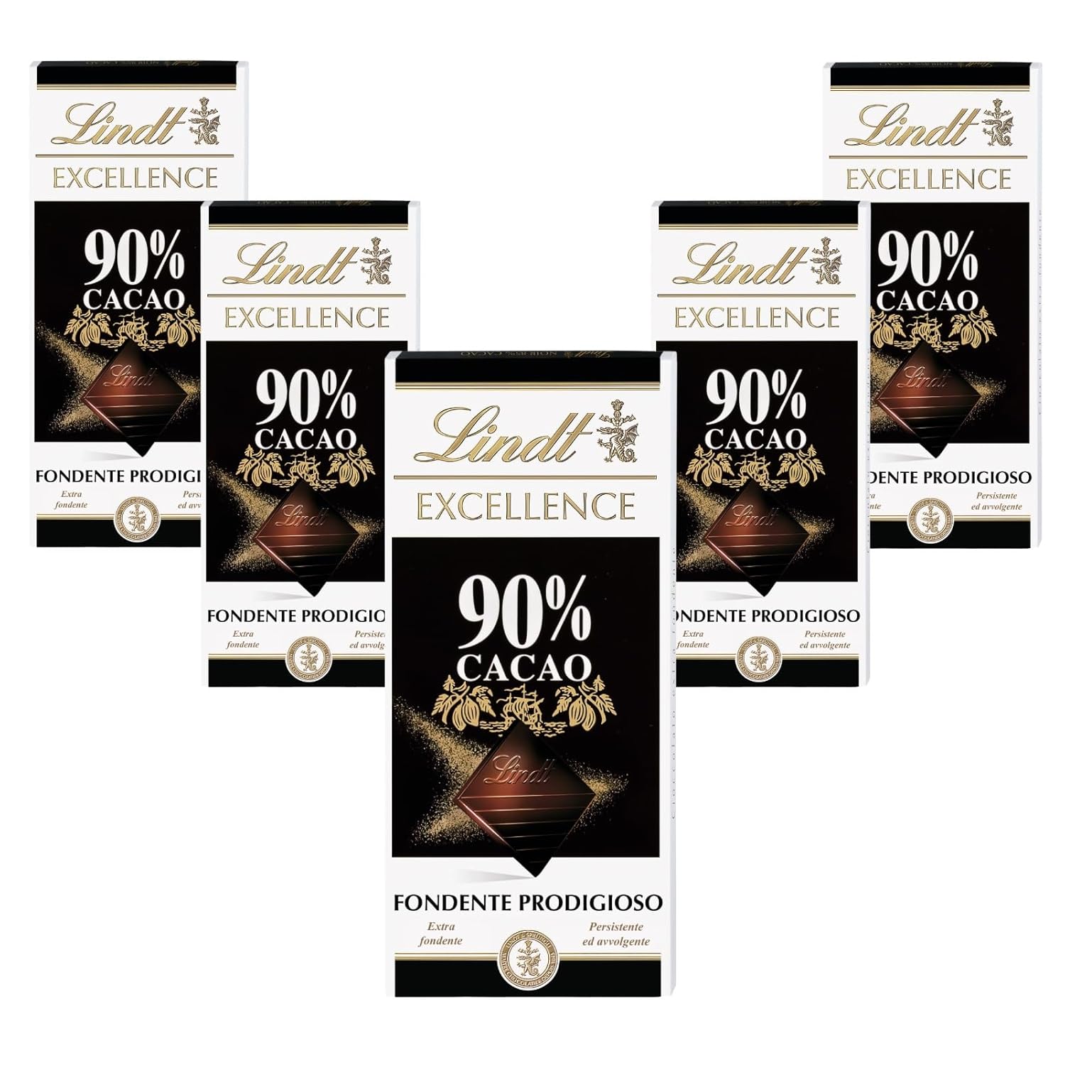 Lindt Excellence 78 Percent Cocoa Bar - Cocoa Intensity Persistence Vegan Bar 100g Ideal Gift