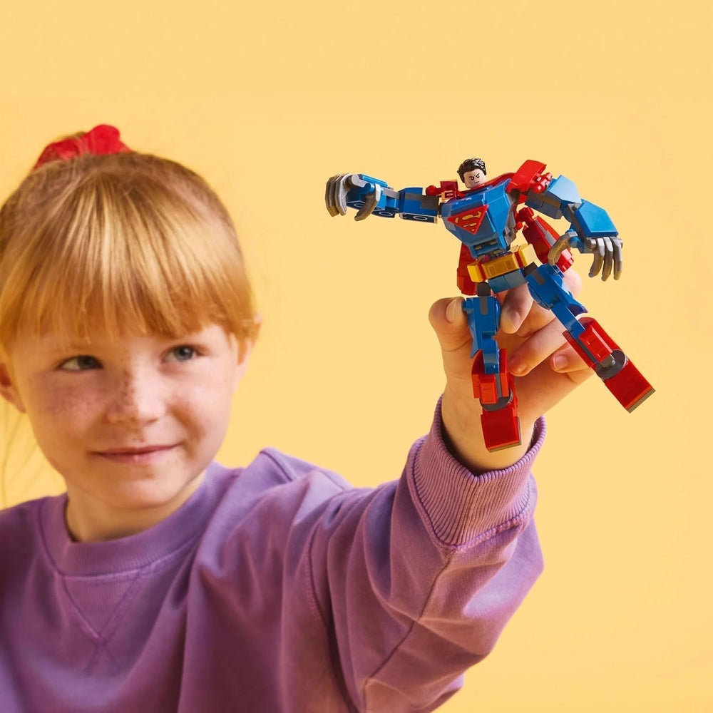LEGO DC Superman Mech Vs. Lex Luthor - Superhero Toy with 2 Minifigures - Buildable Action Figure with Movable Arms, Legs and Fingers - Gift for Boys and Girls Ages 6+ 76302 Building Sets Besuche den LEGO-Store