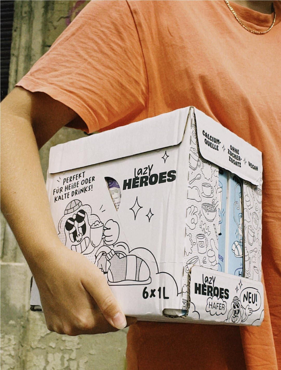 Lazy Heroes Hafer Vegetarisk Havredricka Glutenfri Med Vitamin D
