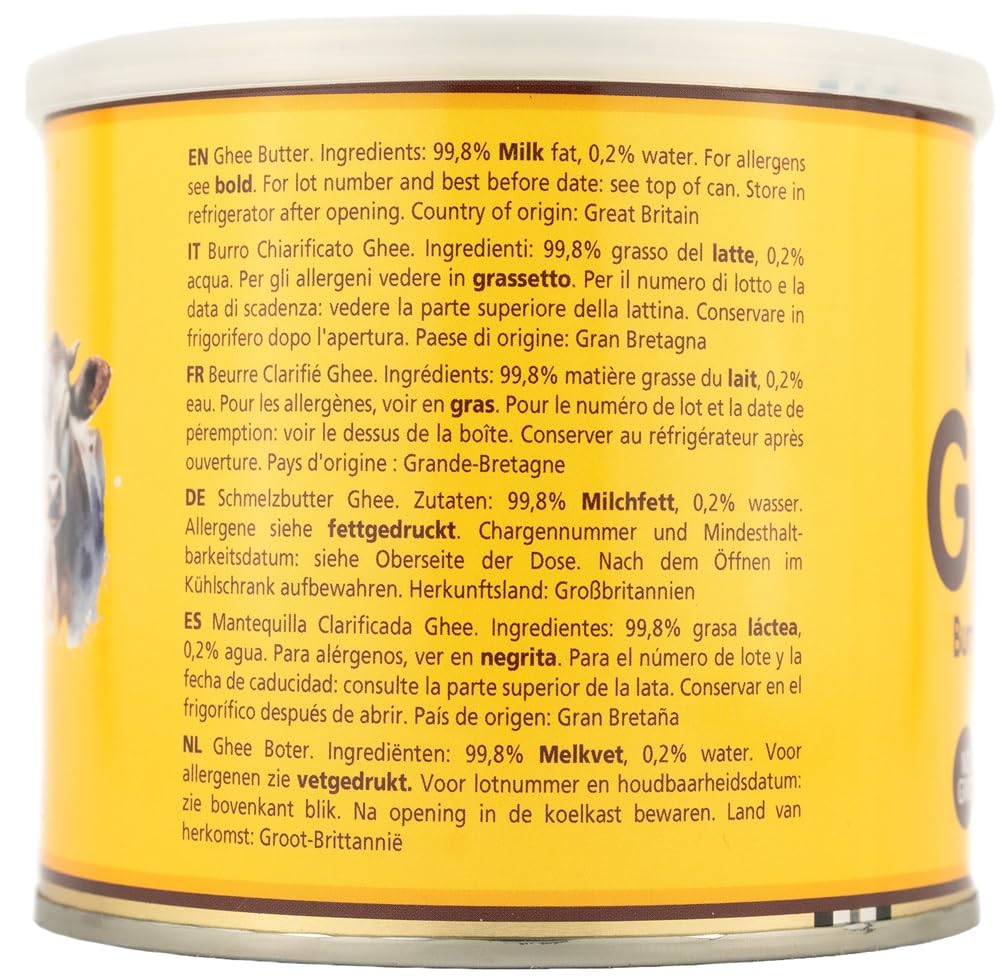 Grocer Planet Natural Ghee - Clarified Ghee 500g för Keto-matlagning