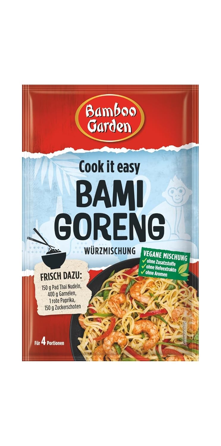 Bamboo Garden Bami Goreng Würzmischung - Ideal For 4 Portions