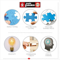 Educa - Puzzle 500 piese pentru adulti | Marvel Avengers 2 X 500 piese puzzle pentru adulti si copii de la 11 ani, super eroi, set puzzle (17994) Puzzle Naty Shop