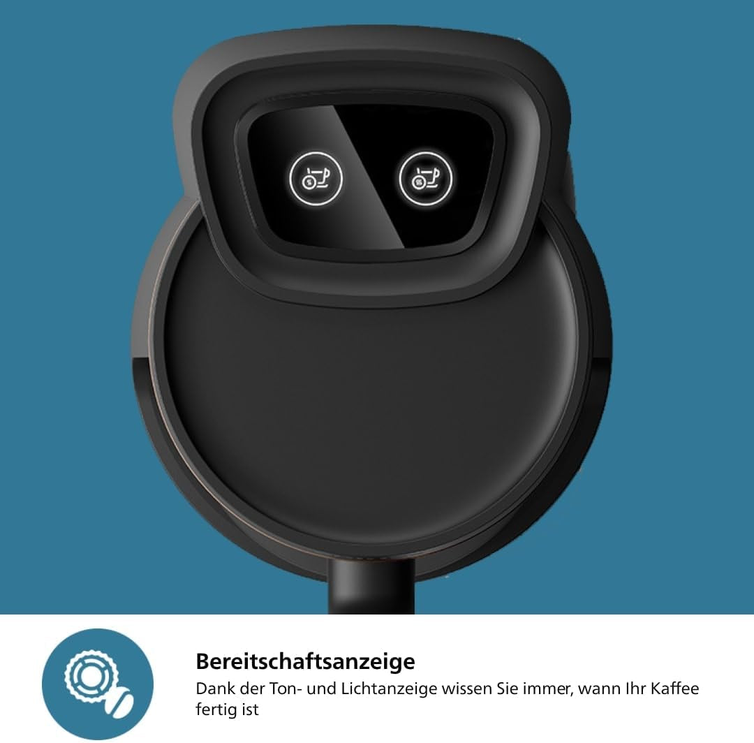 Aparat de cafea turcesc PHILIPS Seria 5000 - Funcție de preparare lentă, Capacitate 4 cești, Protecție la supraîncălzire și revărsare, Indicator de funcționare, Butoane ușor de utilizat, Oprire automată (HDA150/60)