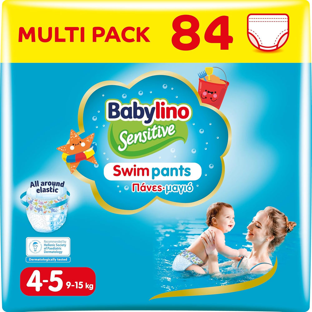 Diapers Sensitive Swim Pants, for sea and pool, size 5-6 (over 14 kg), 84 pieces