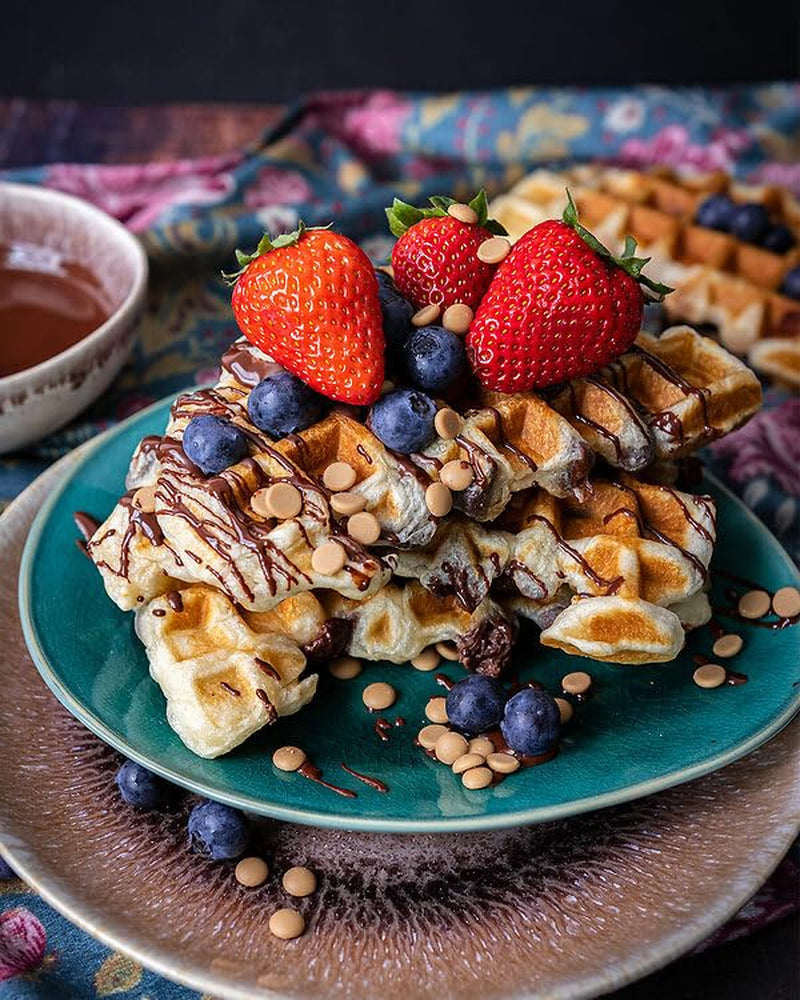 RUF Waffel-Mix, Großpackung, Grundmischung Zur Herstellung Von Waffeln Im Waffeleisen, Für Großküchen, Kantinen, Hotels Und Restaurants, 1 X 2500G Mix for baking and cooking Naty Shop