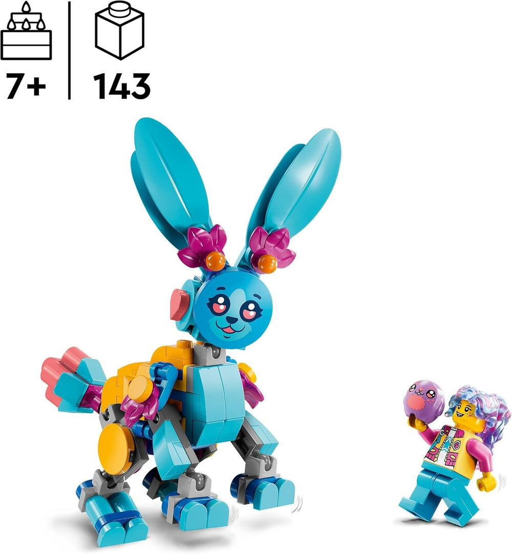 LEGO Dreamzzz Bunchus Creative Animal Adventures Kids Toy Bunny 20-In-1 Fantasy Playset with Minifigure Izzie Gift for Girls and Boys 7 Years Old 71488 Building Sets Besuche den LEGO-Store