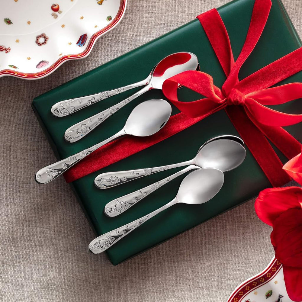 Villeroy & Boch - Toy'S Delight coffee spoon set 6 pieces Silver Platinum, dishwasher safe Kitchen Naty Shop