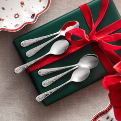 Villeroy & Boch - Toy'S Delight coffee spoon set 6 pieces Silver Platinum, dishwasher safe Kitchen Naty Shop