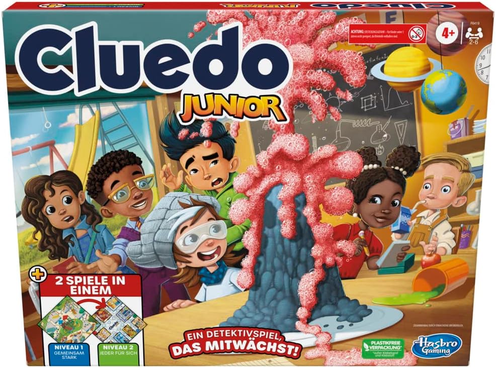 Cluedo Conspiracy Board Game by Hasbro Gaming for Adults and Teens, German version of the mystery game, for 4-10 players and ages 14 and up