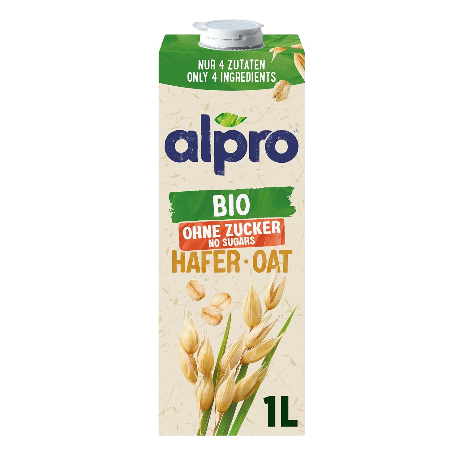 Alpro Bio Haferdrink Without Sugar - Vegetable drink with oats
