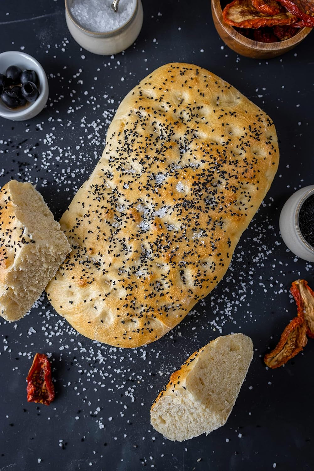 RUF Lievito Madre Sauerteig, Milder Weizen-Sauerteig, Mutterteig, Kurze Teigruhe Durch Enthaltene Trockenhefe, Lievito Madre Getrocknet Für Brot, Baguette, Focaccia, 3X35G Mixture for baking and cooking Naty Shop