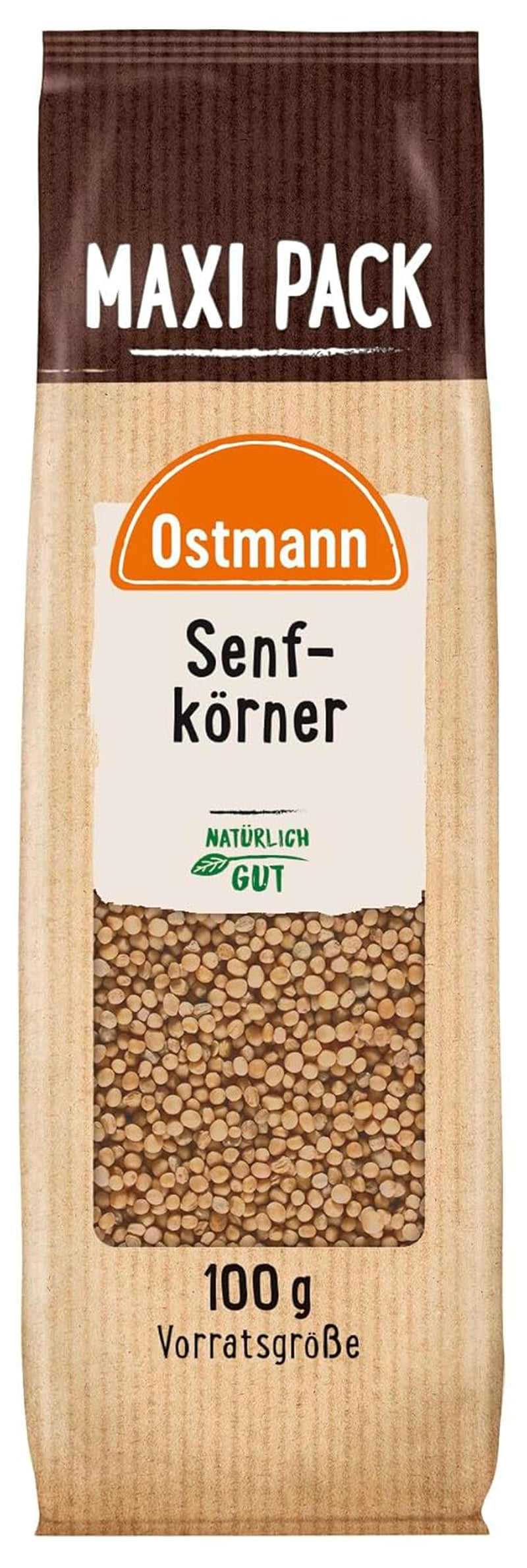Ostmann Gewürze - Senfkörner ganz | Ideal for packing fruits and vegetables 100 g in Vorteilsbeutel