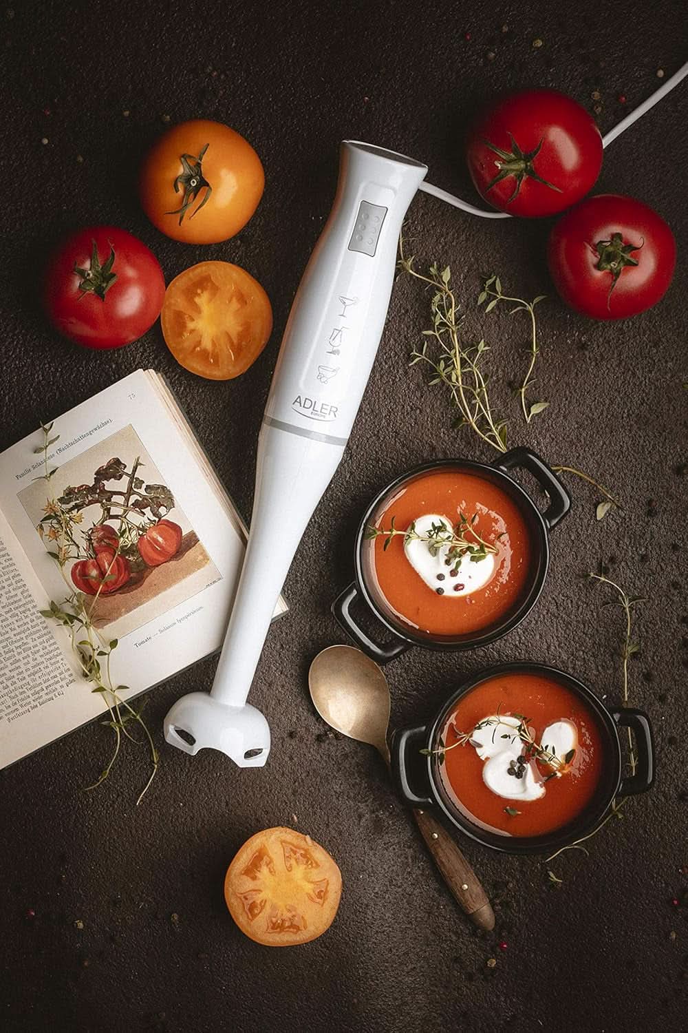 Adler AD4622 Mixer, plastic, white Kitchen Naty Shop