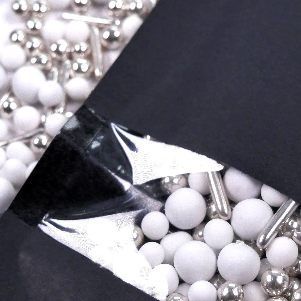 Streusel Hero Chocolate Mix Silver White Sprinkles, 40 grams Naty Shop