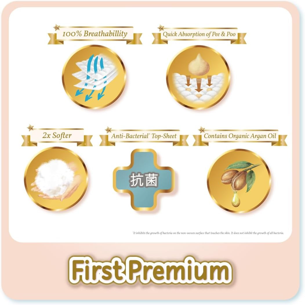 First Premium PL panty diapers 9-14 kg 36 pieces