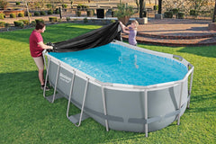 Prelată Bestway din PVC 427 x 250 cm, neagră, ovală