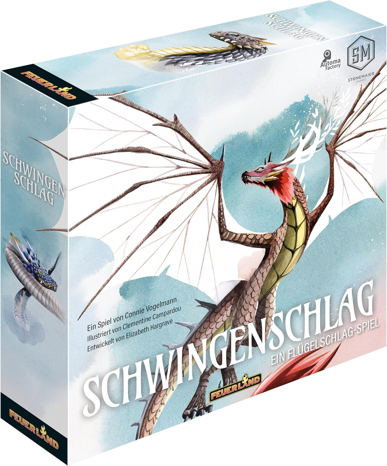 Feuerland Spiele 31032 Wingspan - From the game world Wingspan, green