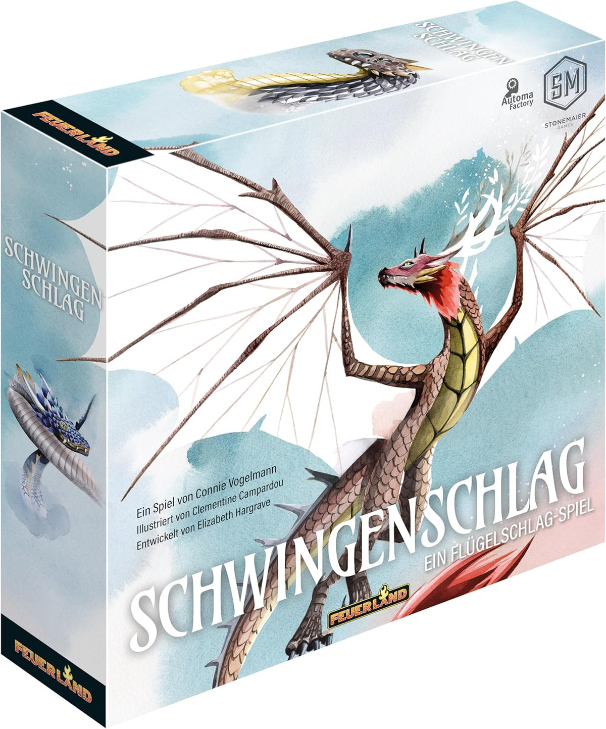 Feuerland Spiele 31032 Wingspan - From the game world Wingspan, green