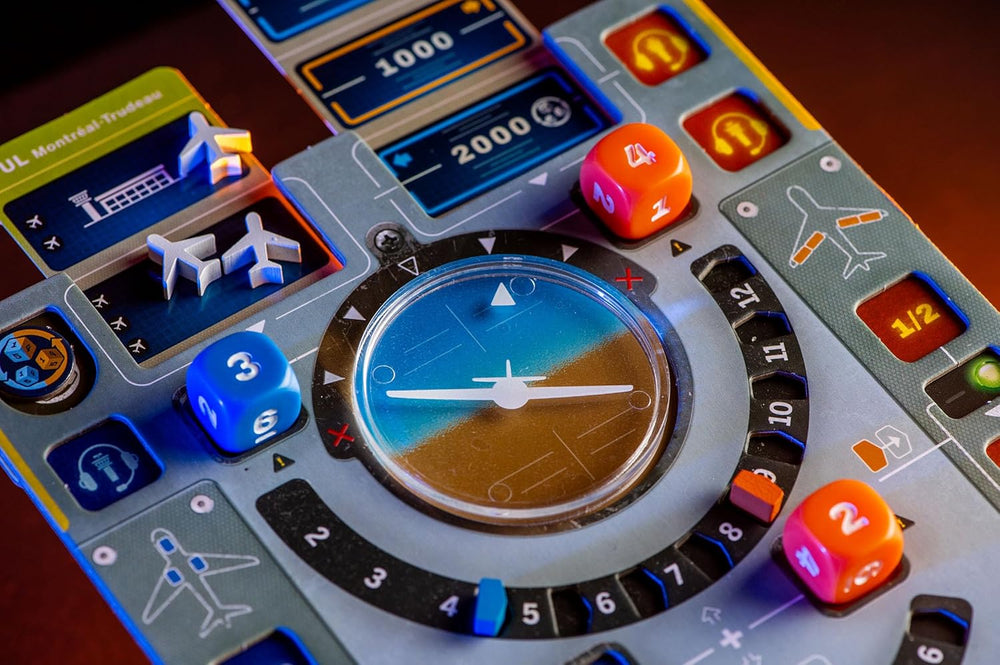 Kosmos 684044 Sky Team - Gata de aterizare? Jocul anului 2024, joc cooperativ pentru 2 jucători cu vârsta de 10 ani și peste, joc de strategie, joc de societate, joc de petrecere