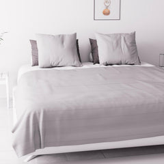 Soleil D'Ocre Adele, Zigzag cover, Thrown from the sofa, Polycoton, Grey, 220 X 240 Cm Duvets and quilts Naty Shop