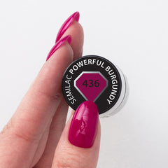 UV Nail Polish Semilac Hybrid 436 Powerful Burgundy 7ml Even Better Together Collection