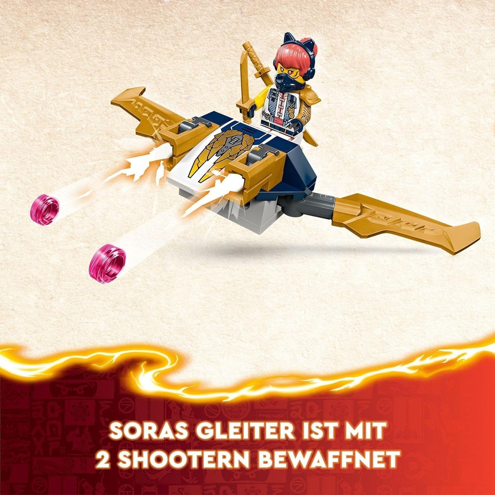 LEGO NINJAGO Ninja Team Combi Caterpillar 4 in 1 Set with Glider, Racing Car and 2 Motorcycles and 6 Minifigures Gift for Boys and Girls Ninja Toy 71820 Building Sets Besuche den LEGO-Store