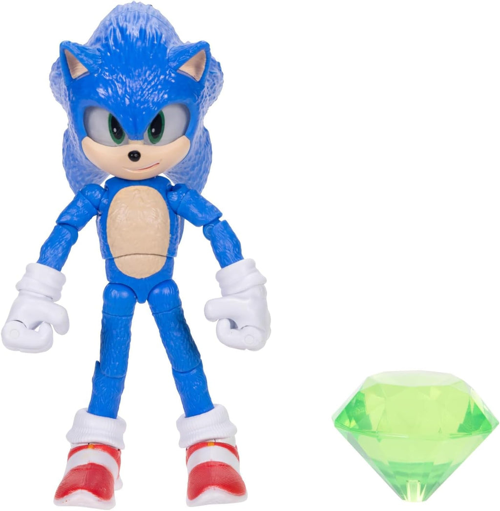 Sonic 3 Film 12.7 Cm Figuri de acțiune Shadow Action figures Naty Shop Sonic cu accesoriu Emerald