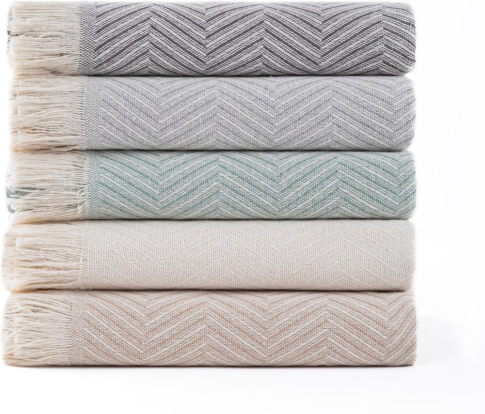 Todocama multi-functional bedspread, bedspread, bedspread, sofa cover, jarapas, herringbone pattern (230 X 260 Cm, sand beige). Beds and Blankets Besuche den Todocama-Store