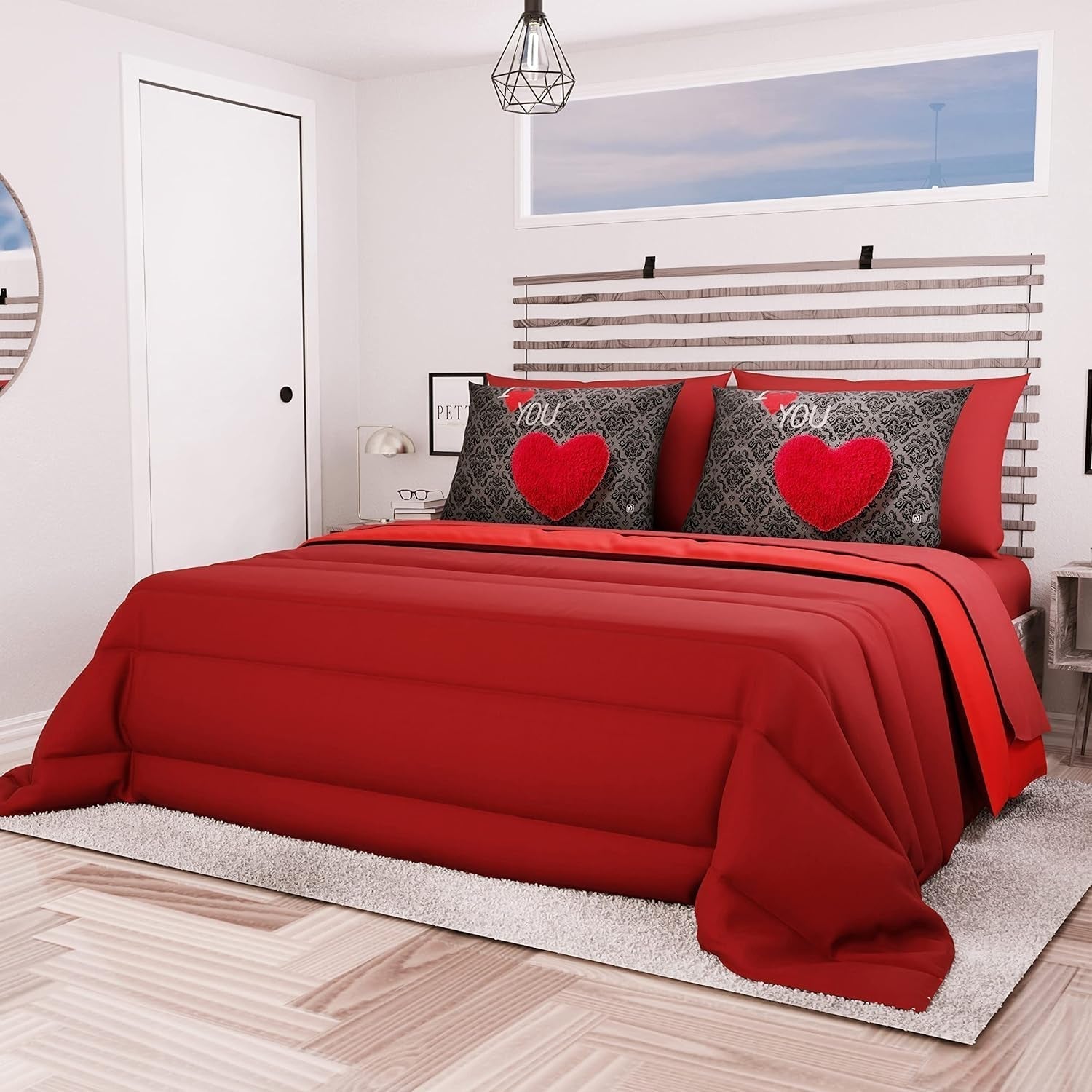 PETTI Artigiani Italiani - Winter quilt for double bed, maxi, monochrome, double-sided, white, gray, 100% Made in Italy Duvets and quilts Naty Shop Bordeaux Bed size 140X200: [Quilt 240 X 260 Cm]