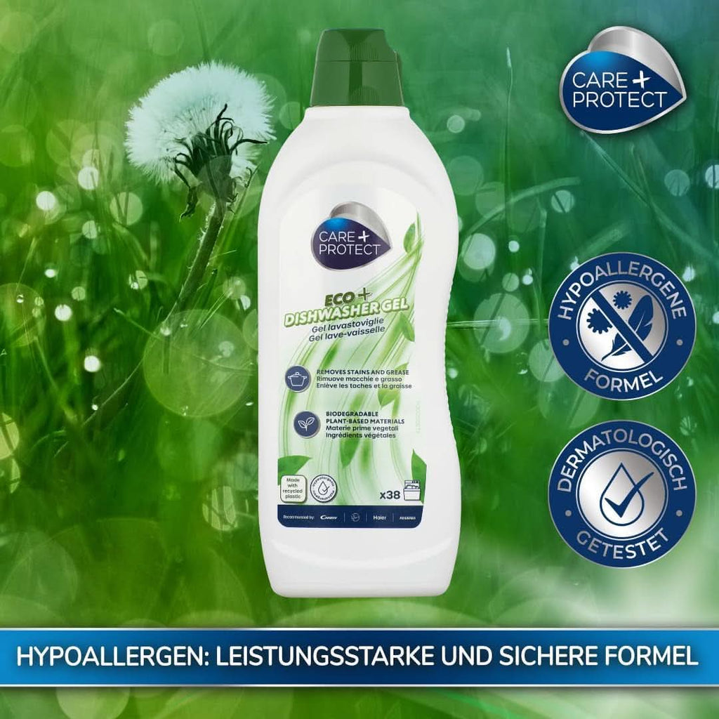 CARE + PROTECT - Gel ecologic pentru mașina de spălat vase, hipoalergenic, 650 ml Naty Shop