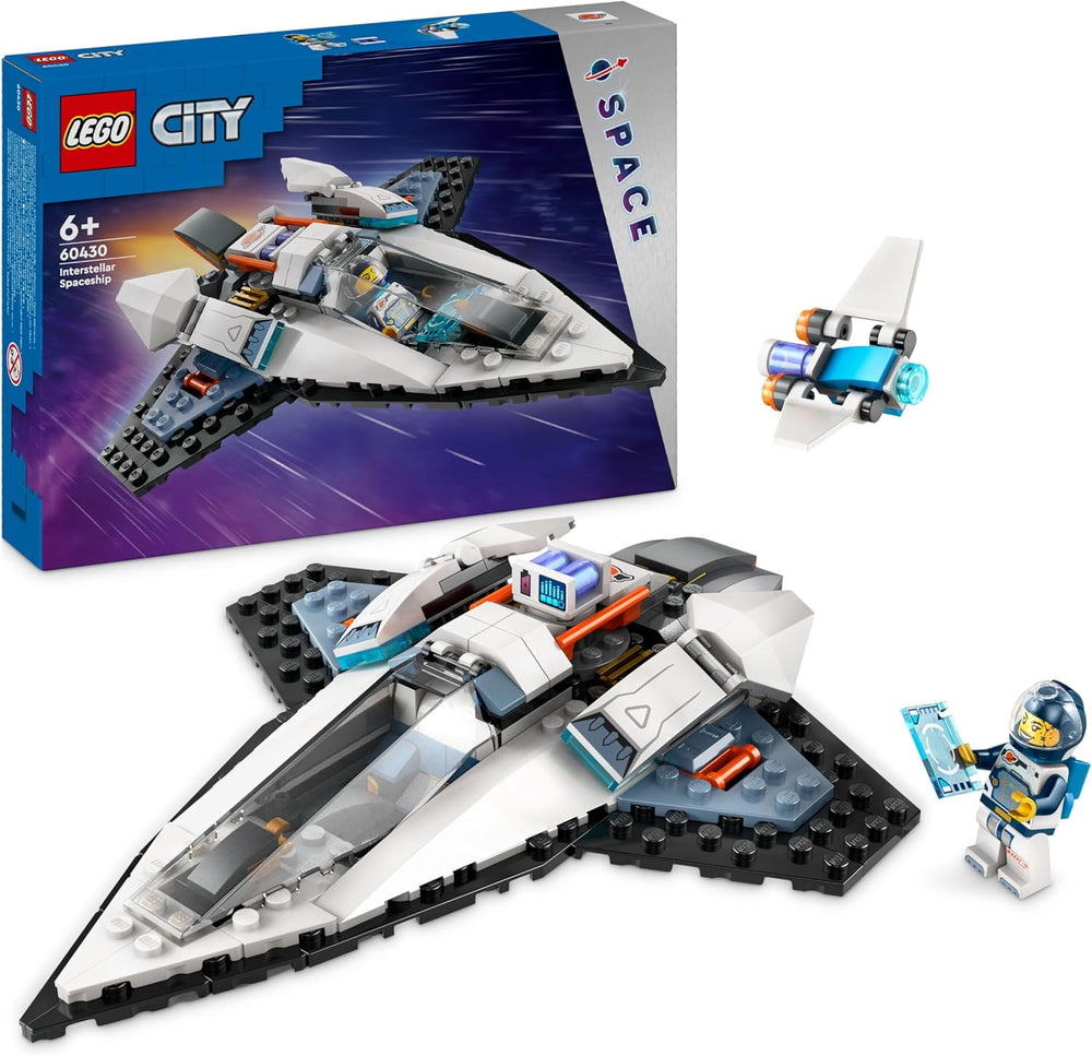 LEGO City Raumschiff, Weltraum-Spielzeug mit Space Shuttle für Kinder zum Baen, Jungen und Mädchen ab 6 Jahren, Set mit Astronaut-Figur 60430