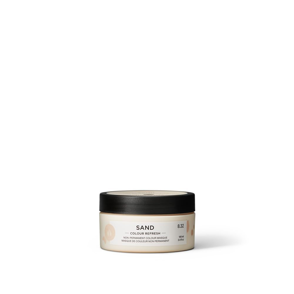 Maria Nila Color Refresh 300 ml - O bombă de culoare hrănitoare care conține pigmenți coloranți temporari ce reîmprospătează rapid culoarea părului. 100% Vegan. Fără sulfați și fără parabeni. Vopsea pentru par Naty Shop Nisip