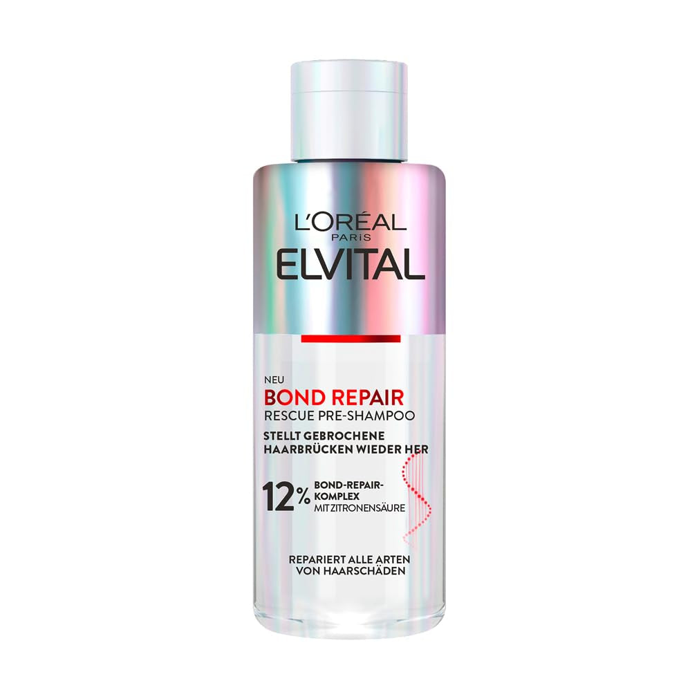 L'Oréal Paris Elvital Bond Repair Shampoo, Gentle cleansing for hair repair Shower and bath L'Oréal 200 ml Pre-Shampoo