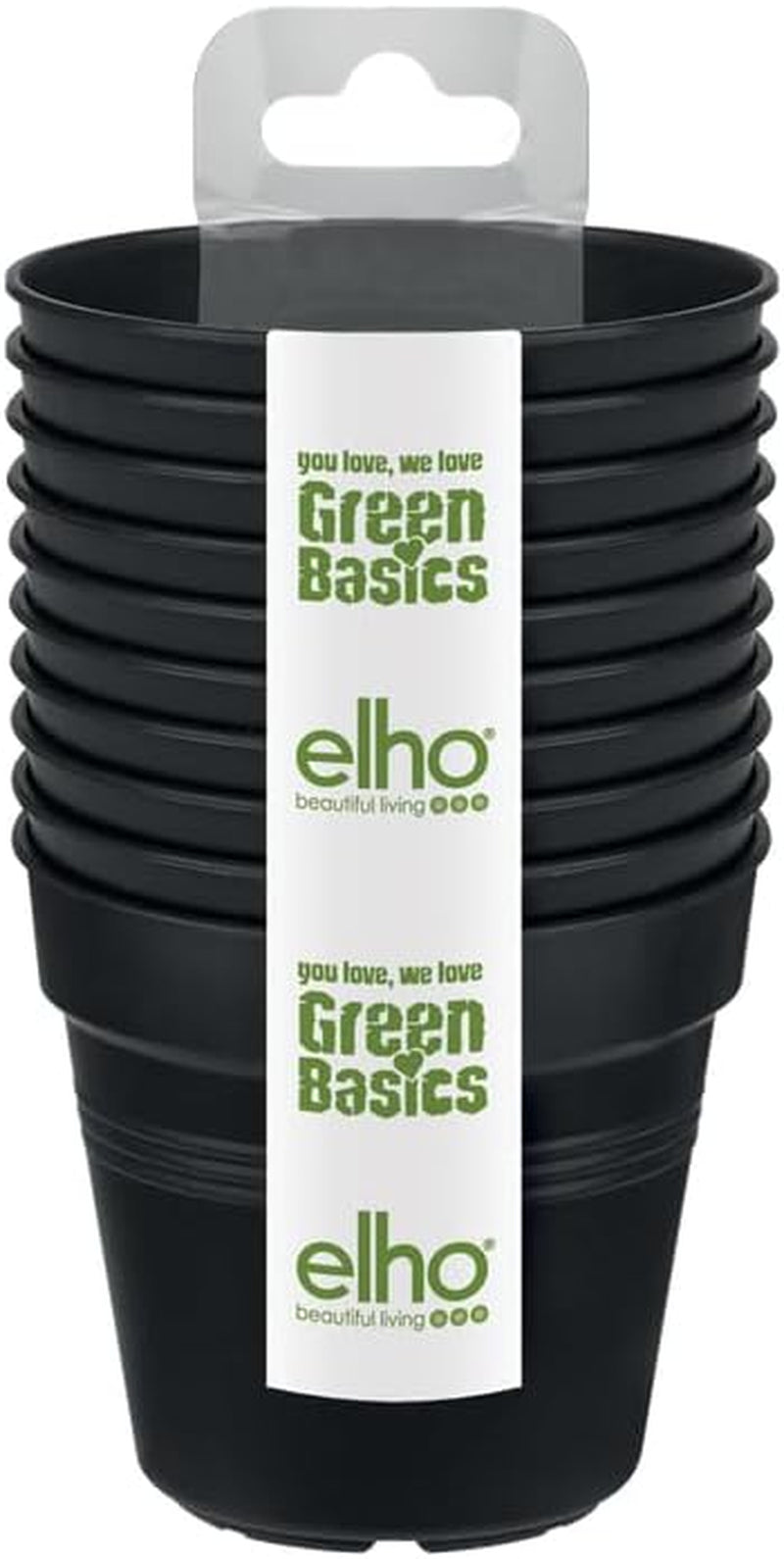 elho Green Basics Ghiveci pentru răsaduri 30 - Ghiveci pentru creștere și recoltare - Ø 30,0 x H 27,7 cm - Verde/Verde frunză