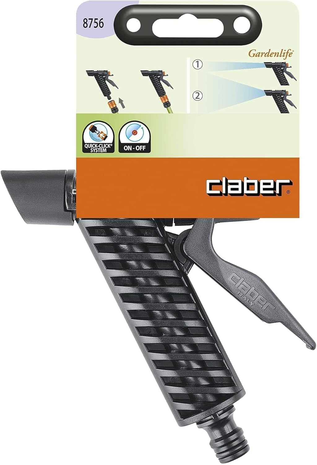 Pistol de pulverizare Claber 8862 cu supapă metalică cu bilă