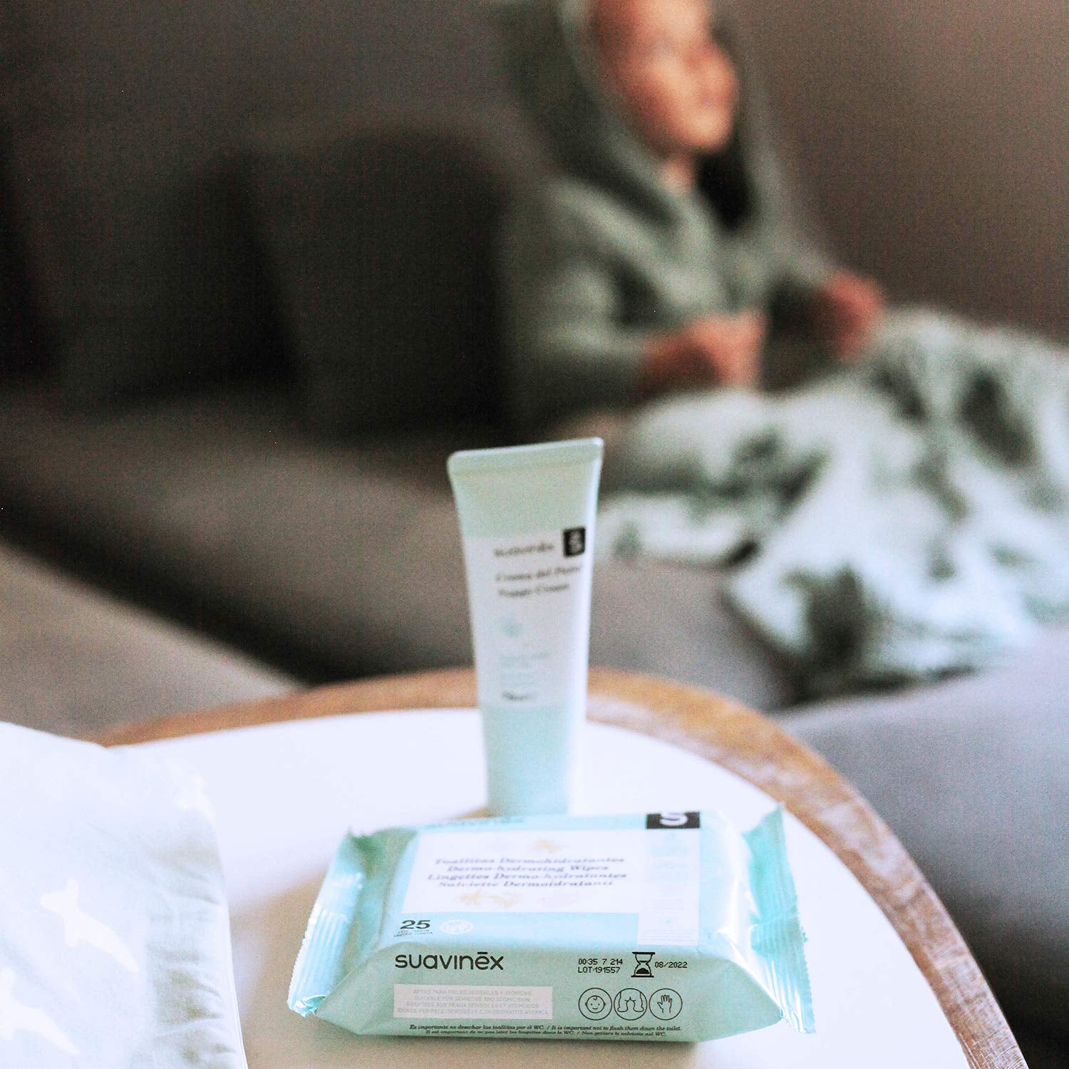 Suavinex Baby Wet Wipes 60 Pieces Suitable for Atopic Skin 96% Natural Ingredients