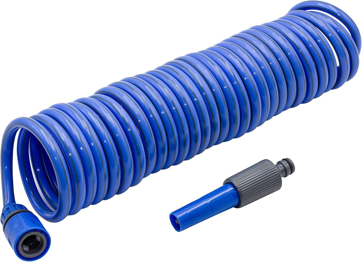 302703 Furtun spiralat cu sul, 7,5 m