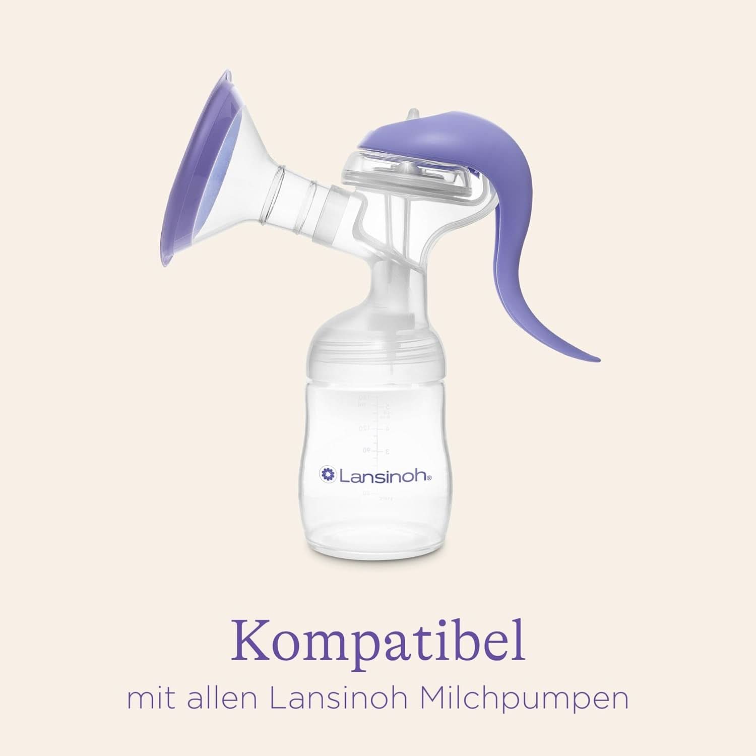 Lansinoh Muttermilchflaschen, 4 X 160 Ml - Zur Sicheren Muttermilch Austellungen - Neues Kompaktes Design Für Verbesserte Stabilität - Mit Stapelbarem Deckel Accessories Food and Breastfeeding Bebe Naty Shop