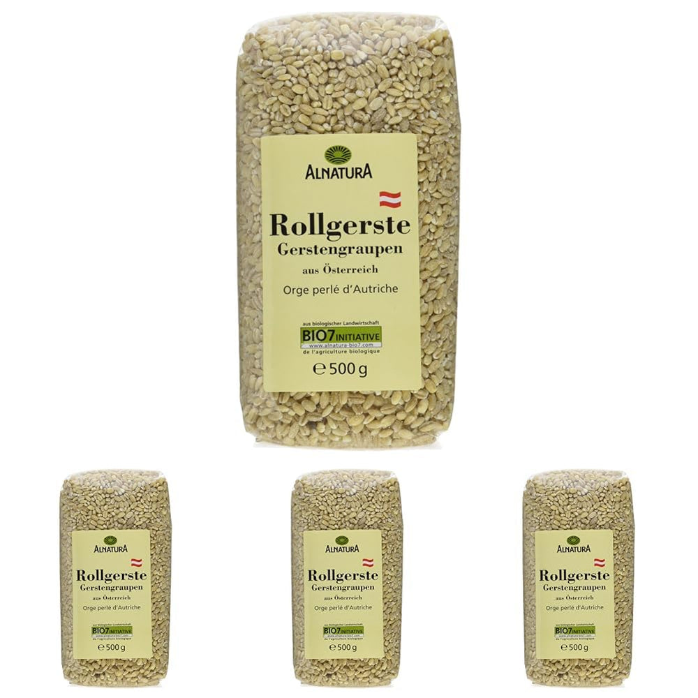 Organic pearl barley, pearl barley, 500g