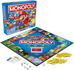 E9517100 Super Mario Celebration Board Game for Super Mario fans ages 8 and up with video game sound effects, Multi, Standard