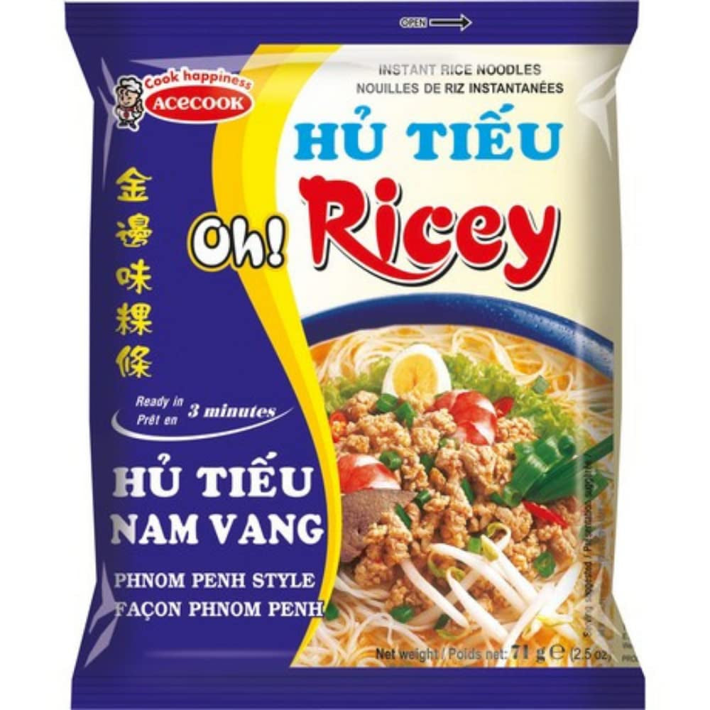 ACECOOK - OR Nam Vang Instant Rice Noodles - Multipack (24 x 71g)