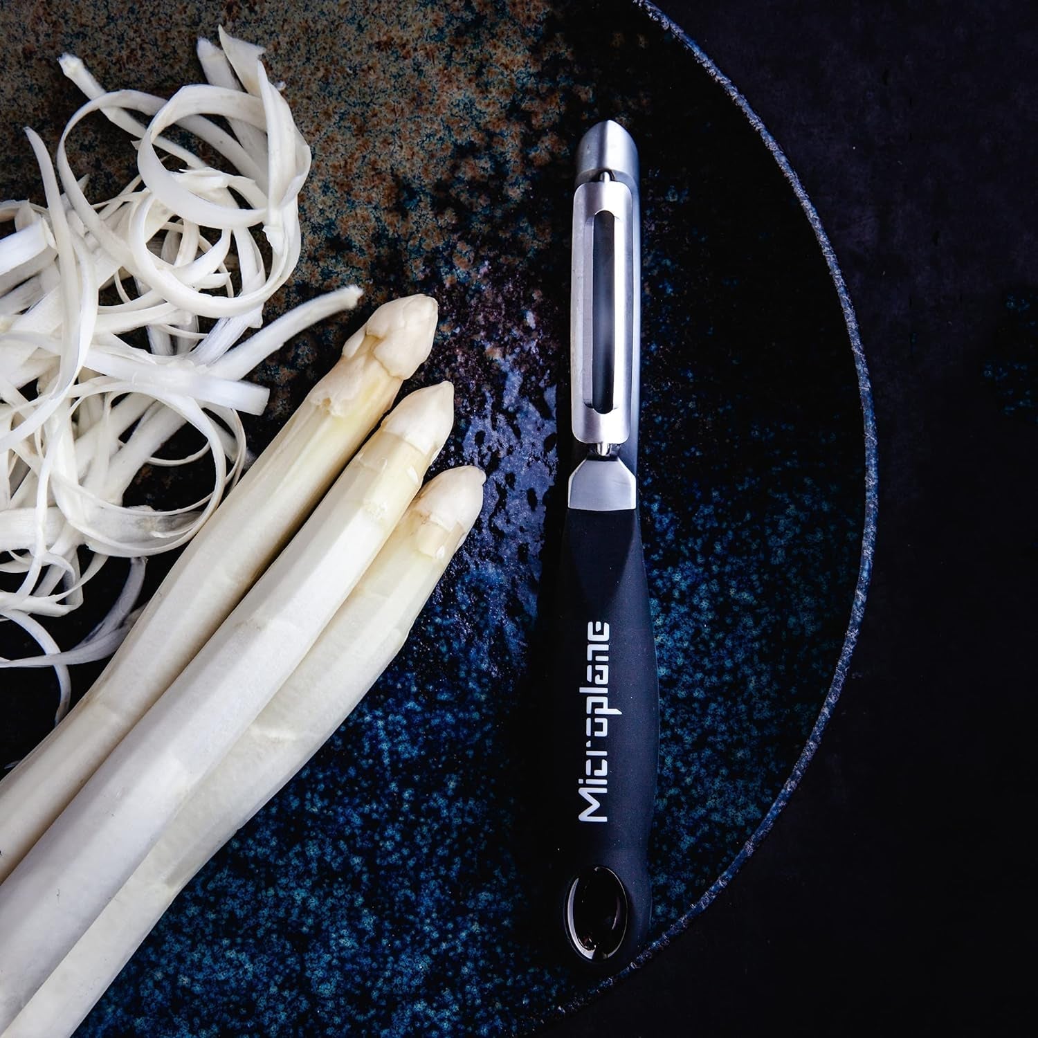 Naty Shop Microplane Professional Double Blade Stainless Steel Ambidextrous Peeler